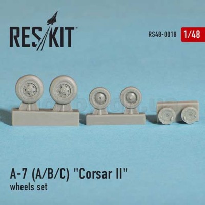 ResKit RS48-0018 A-7 &quot;Corsair II&quot;A/B/C/E wheels set 1/48