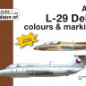 4+ Publications MKD-72007 Publ. Aero L-29 colours&markings (1/72 decals)