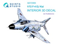 Quinta studio QD72065 F-4EJ KAI (FineMolds) 3D Декаль интерьера кабины 1/72