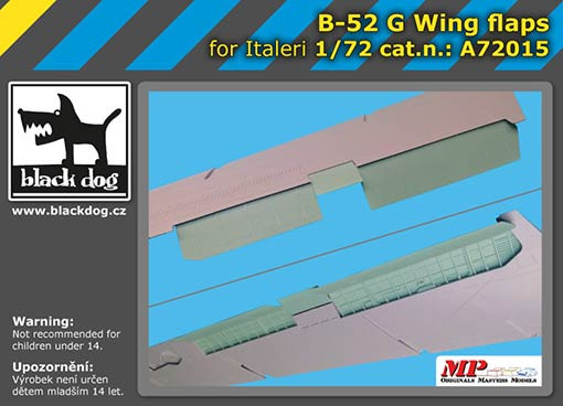 BlackDog BDOA72015 B-52 G wing flaps (ITALERI) 1/72