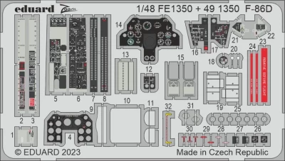Eduard FE1350 F-86D (REV) 1/48