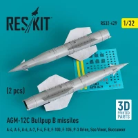Reskit 32429 AGM-12C Bullpup B missiles (2 pcs.) 1/32