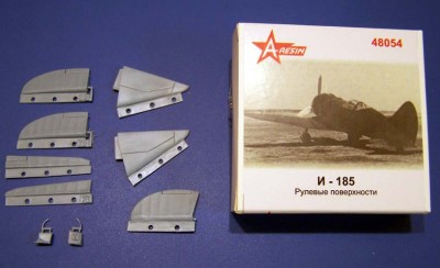 A-resin 48054 И-185 Рулевые поверхности (для модели АРК) 1/48
