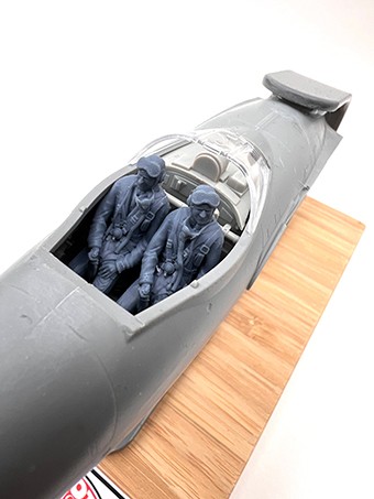 Pilot Replicas 483DP002 Swedish Vampire pilots with cloth helmets 1/48