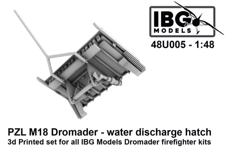 IBG U4805 PZL M18 Dromader Water Discharge Hatch (IBG) 1/48