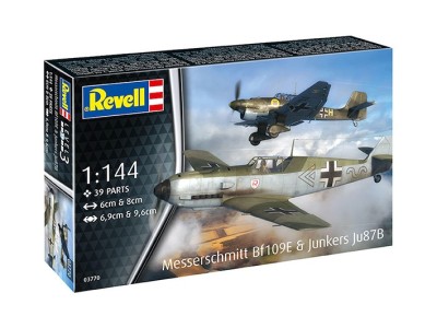 Revell 03770 Messerschmitt Bf-109E &amp; Junkers Ju-87B Stuka 1/144