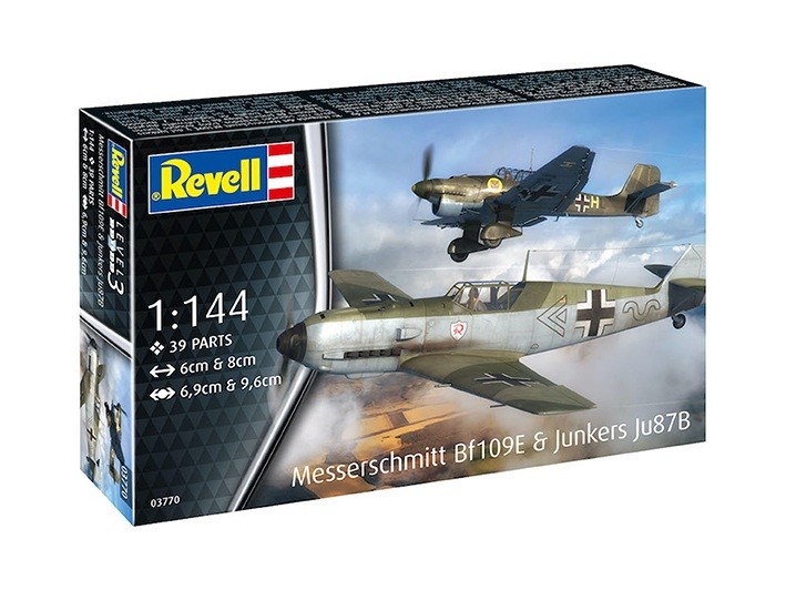 Revell 03770 Messerschmitt Bf-109E & Junkers Ju-87B Stuka 1/144