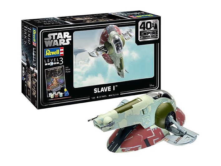 Revell 05678 Gift Set - Slave I (The Empire Strikes Back 40th Anniversary) 1/87