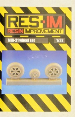Res-Im RESIM32004 1/32 MiG-21 wheel set