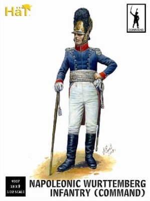 HAT 9307 Wurttemberg Command 18 figures per box 1/32