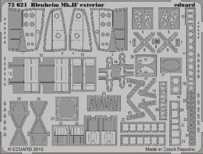 Eduard 72621 Blenheim Mk.IF exterior 1/72
