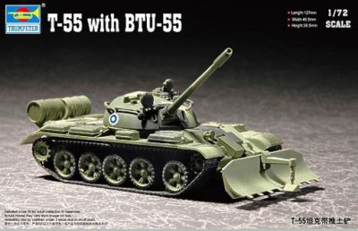 Trumpeter 07284 Танк Т-55 с БТУ-55 1/72