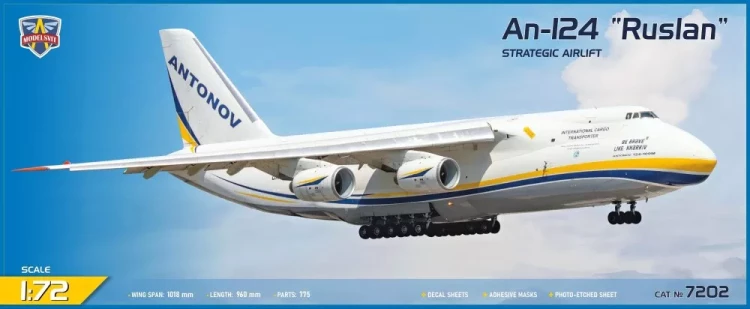 Modelsvit 07202 An-124 'Ruslan' Strategic Airlift 1/72