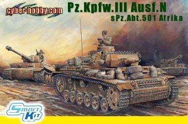 Dragon 6431 Pz.Kpfw. III Ausf. N (DAK, s.Pz.Abt. 501, 1943) 1/35