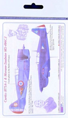AML AMLC72033 Декали Curtiss H75A-1 &amp; MS-406C.1 1/72