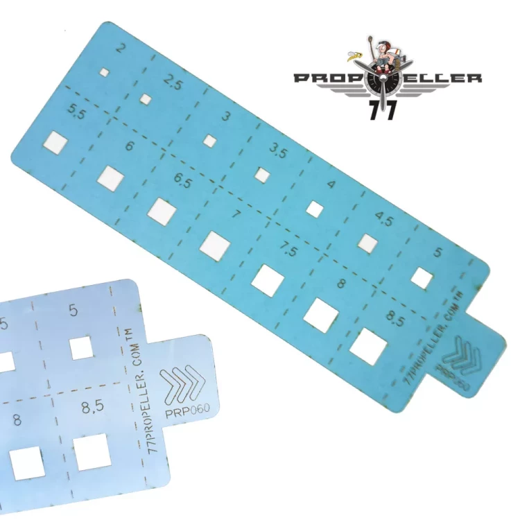 77 Propeller 77PRP060 Airbrush Stencils Scribing and Spray Masking No.5