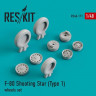 Reskit RS48-0171 F-80 Shooting Star (Type 1) wheels (HAS/MONO) 1/48