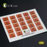 Reskit KA35011 Decal ADR Plates Set Type 3 1/35