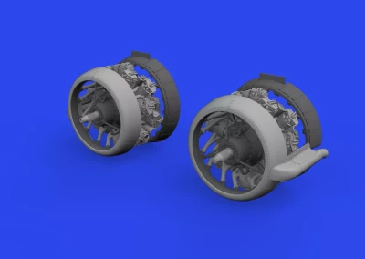 Eduard 648983 BRASSIN Beaufort Mk.I engines PRINT (ICM) 1/48