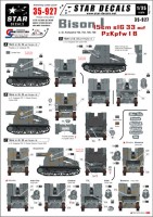 Star Decals STAR35927 Bison I 15cm sIG 33 auf Pz.Kpfw.I Ausf.B 1/35