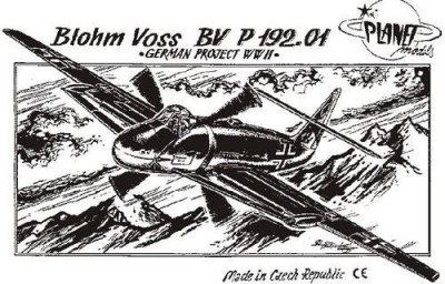 Planet Models PLT001 Blohm &amp; Voss BV 192.01 1/72