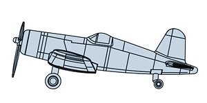 Trumpeter 06405 F4U-4 Corsair (Pre-Colored) 1/350