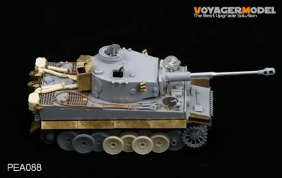 Voyager Model PEA088 Фототравление Demeged Road Wheels for Tiger I Early Version (For DRAGON) 1/35