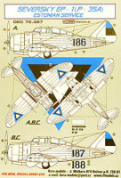 Kora Model DEC72387 Seversky EP-1(P-35A) Estonian Service декали декали 1/72