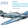 Quinta Studio QD48410 семейства Hurricane (Arma Hobby) 1/48