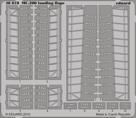 Eduard 48678 MC.200 landing flaps