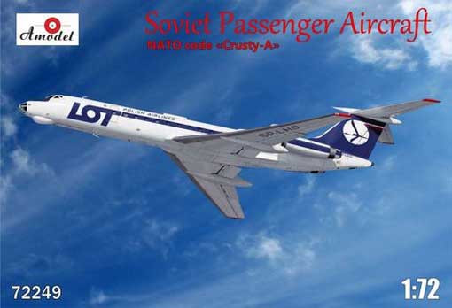 Amodel 72249 Самолет Ту-134А LOT 1/72