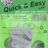 CMK Q72296 P-40 wheels - block tread (SP.HOBBY) 1/72