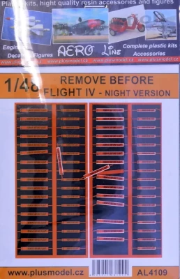 Plusmodel AL4109 Remove Before Flight IV. (night version) 1/48