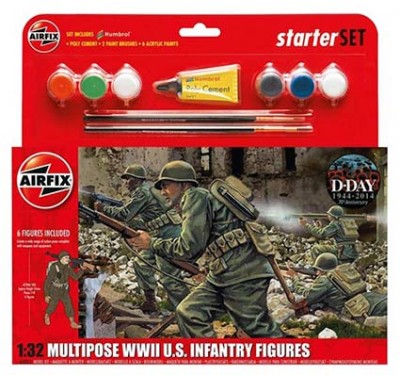 Airfix 55212 Американская Пехота (Ii Мировая Война) 1/32