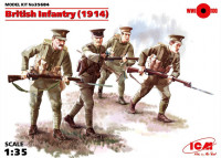 ICM 35684 Британская пехота, 1914 г. 1/35