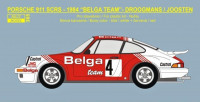 Reji Model DECRJM365 Transkit Porsche 911 SCRS Belga team 1984 1/24