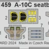Eduard FE1459 A-10C seatbelts STEEL (G.W.H.) 1/48