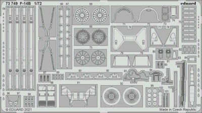 Eduard 73749 SET F-14B (G.W.H.) SET