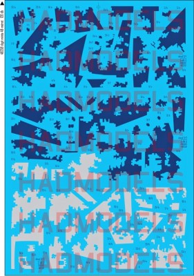 HAD 48259 Decal Ukrainian Su-27 P1M Digital Camouflage 1/48