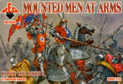 Red Box 72045 War of the Roses 6. Mounted Men at Arms 1/72
