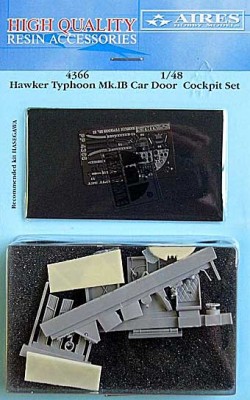 Aires 4366 Hawker Typhoon Mk.IB car door cockpit set 1/48