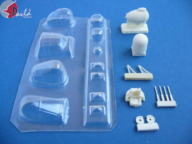 Pavla Models U72-40 Liberator GR Mk.V part II. + all vacu canopies for Academy 1:72