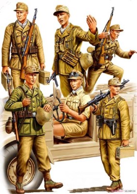 Hobby Boss 84410 Немецкая пехота африканский корпус 1/35