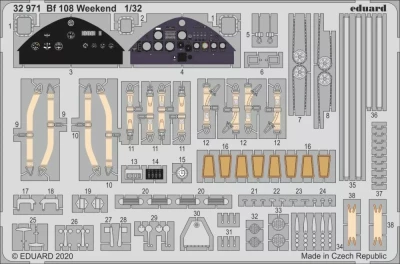 Eduard 32971 SET Bf 108 Weekend (EDU) 1/32