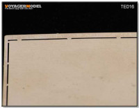 Voyager Model TE016 Antiskid plate set 3 Cross pattern 0.95*0.60 1/35