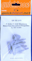 QuickBoost QB32249 P-51D/F-51D Mustang Hamilton std.propeller 1/32