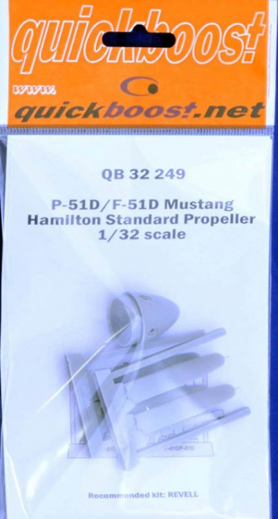 QuickBoost QB32249 P-51D/F-51D Mustang Hamilton std.propeller 1/32