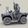LiveResin LRM35022 US Special Forces 2013 ATV rider, smealing 1/35
