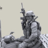 LiveResin LRM35022 US Special Forces 2013 ATV rider, smealing 1/35