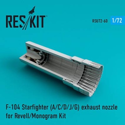 Reskit RSU72-0060 F-104 Starfighter A/C/D/J/G exh.nozzle (REV) 1/72